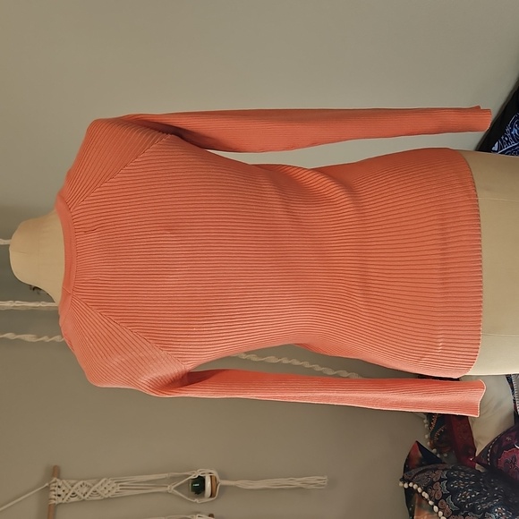 Montgomery Post - Crew Neck Raglan Fitted Ribbed Top - Picture 9 of 12